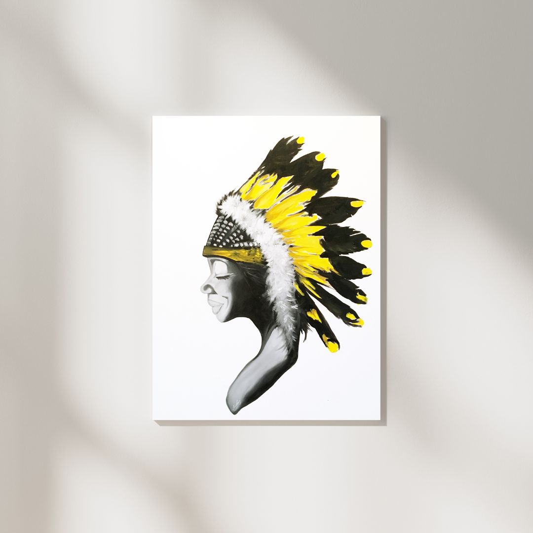 The Woman in the Yellow Headdress | Print