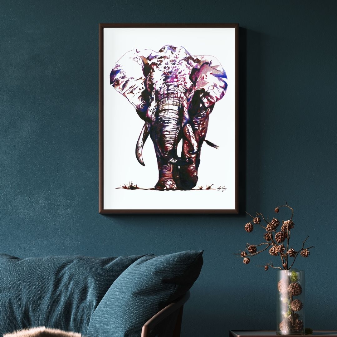 Nelly | Elephant Print