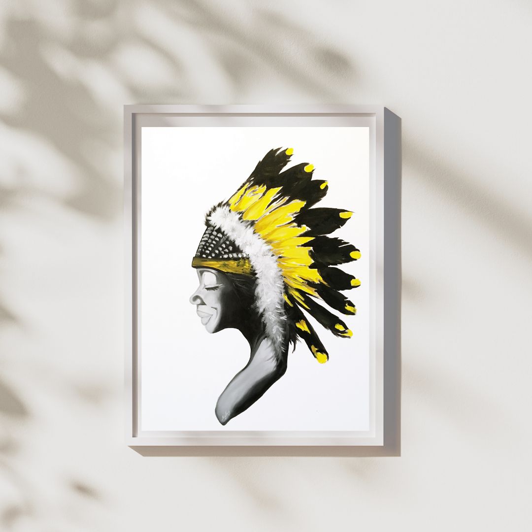 The Woman in the Yellow Headdress | Print