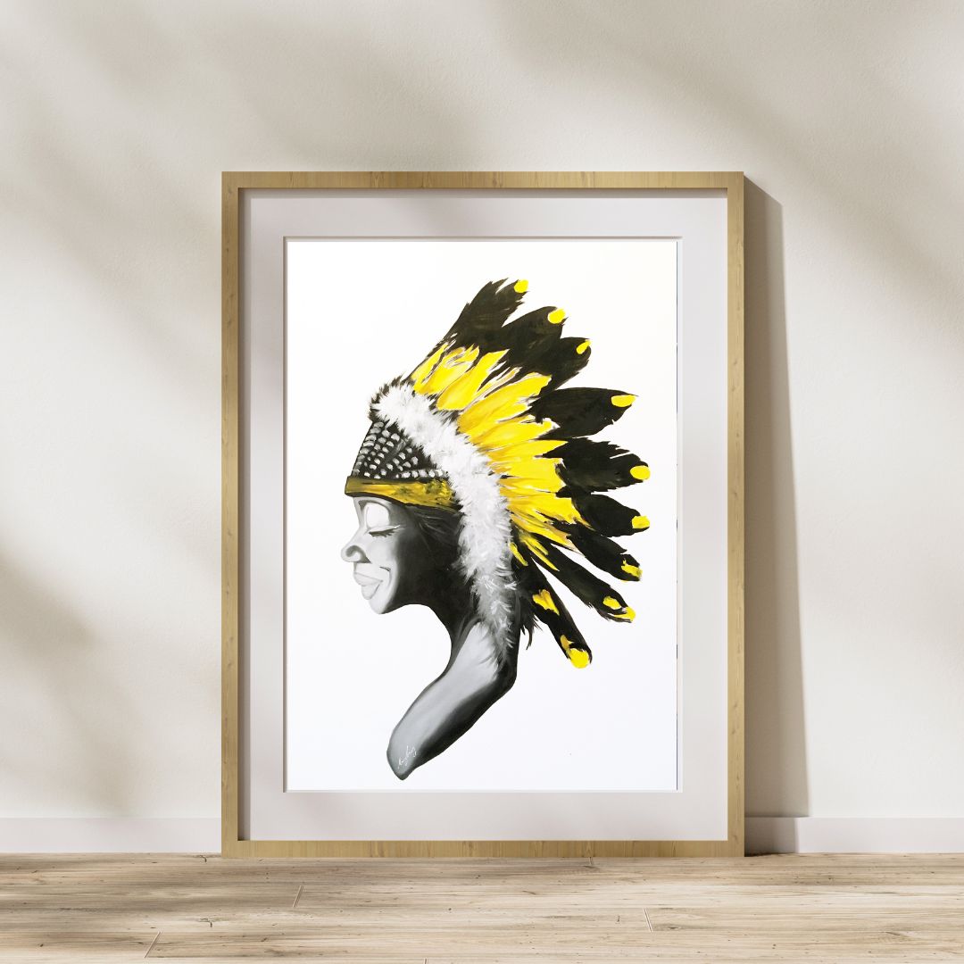 The Woman in the Yellow Headdress | Print