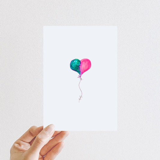 Love Balloon | Recycled Greetings Card