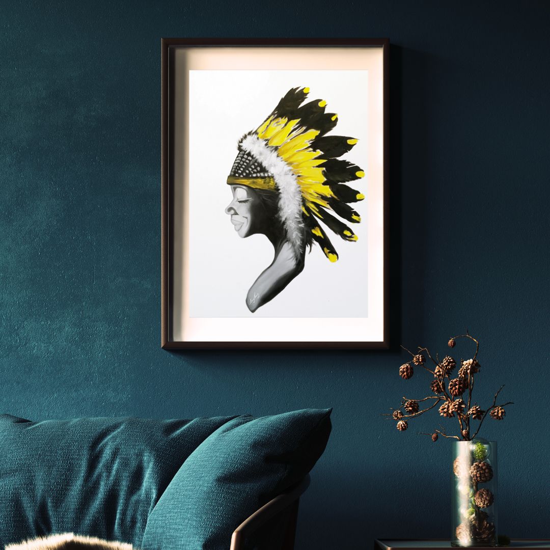 The Woman in the Yellow Headdress | Print