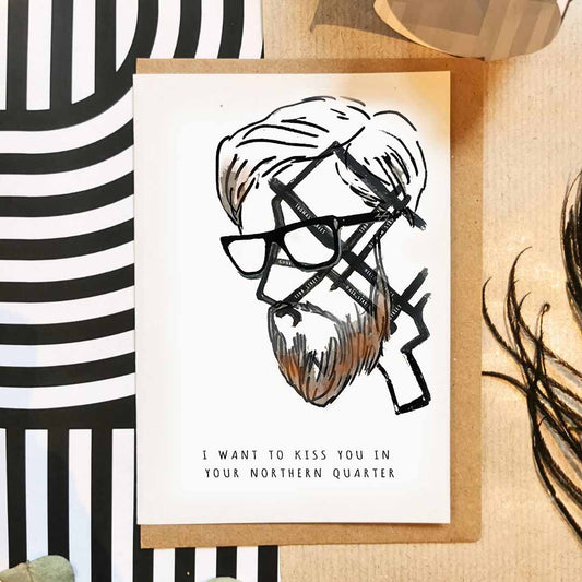 Northern Quarter Kiss - Hipster Card