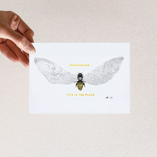 Bee Love | Manchester| This Is The Place | Card Card Amy Coney Art & Design