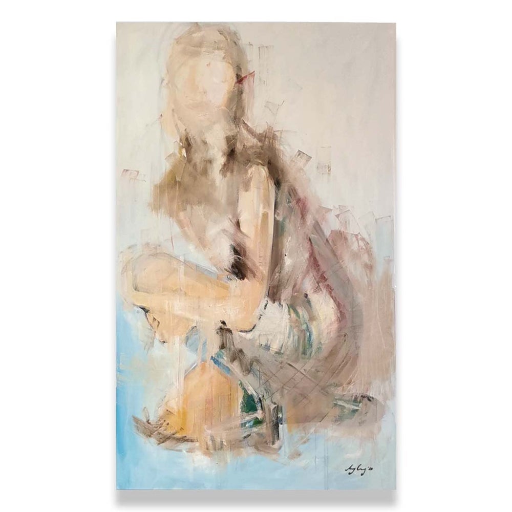 Woman | Print of Original Oil Painting Amy Coney Art & Design A1 Fine Art Print