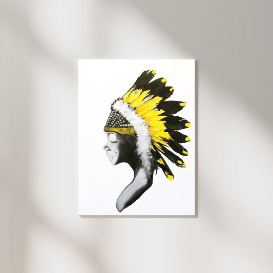 The Woman in the Yellow Headdress | Print