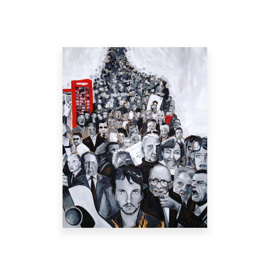 A Very British Crowd | Print Original Artwork Amy Coney Art & Design 
