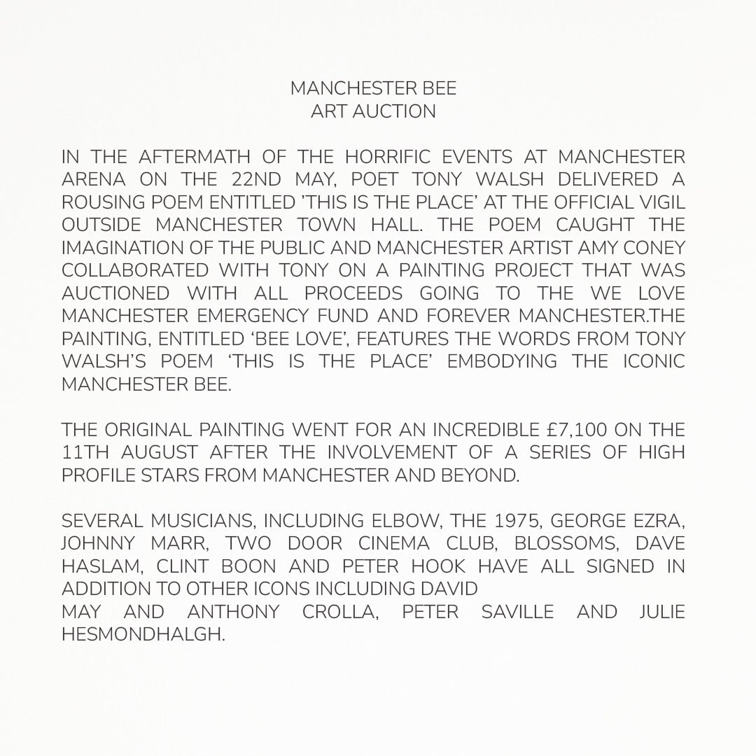 Bee Love | Manchester| This Is The Place | Card Card Amy Coney Art & Design 